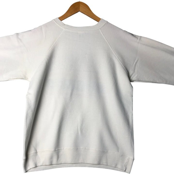 Vintage 1980'S Champion sweatshirt, Made in USA, Men's Size L cotton white type Vintage Second Hand