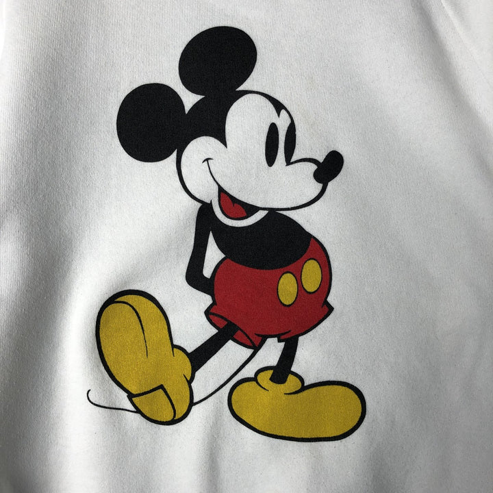 Vintage 1980'S Disney Mickey Mouse character sweatshirt, Made in USA, Men's XL cotton white type Vintage Second Hand