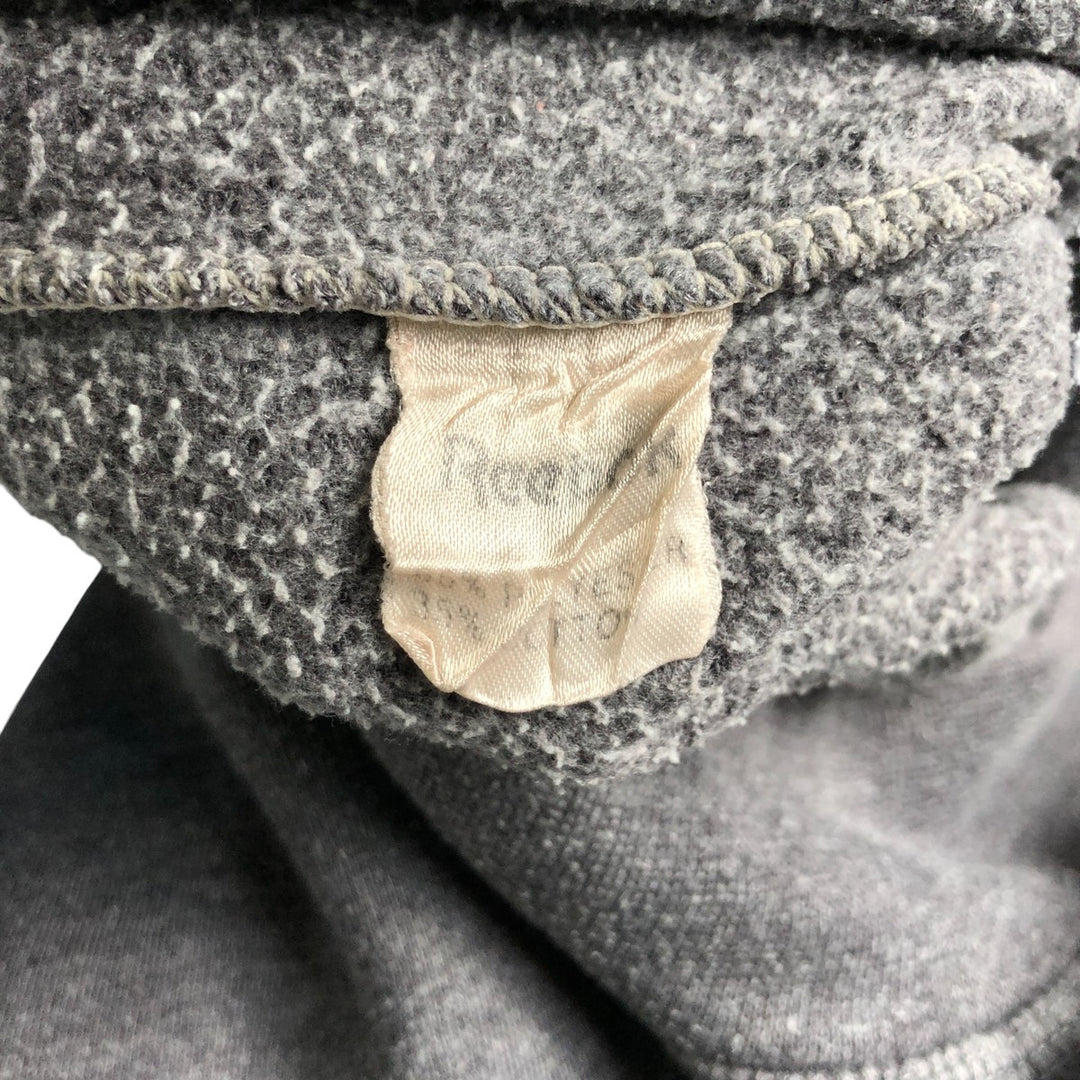 90'S Reebok Logo Sweatshirt, Men's XL Size Vintage cotton Charcoal Vintage Second Hand