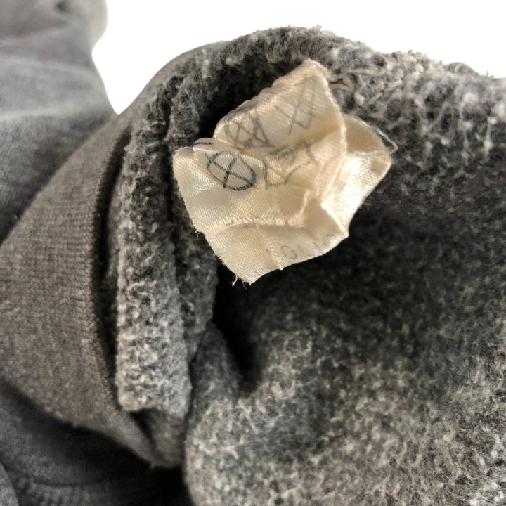 90'S Reebok Logo Sweatshirt, Men's XL Size Vintage cotton Charcoal Vintage Second Hand