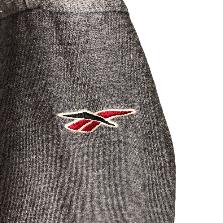 90'S Reebok Logo Sweatshirt, Men's XL Size Vintage cotton Charcoal Vintage Second Hand