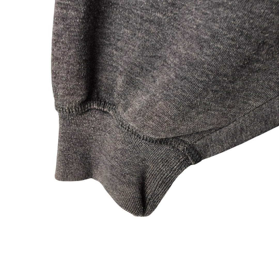 90'S Reebok Logo Sweatshirt, Men's XL Size Vintage cotton Charcoal Vintage Second Hand