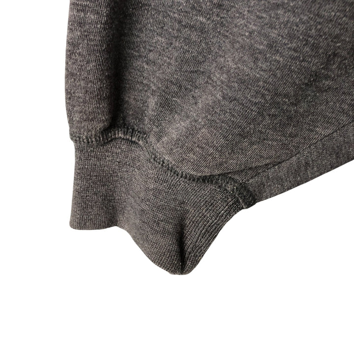 90'S Reebok Logo Sweatshirt, Men's XL Size Vintage cotton Charcoal Vintage Second Hand