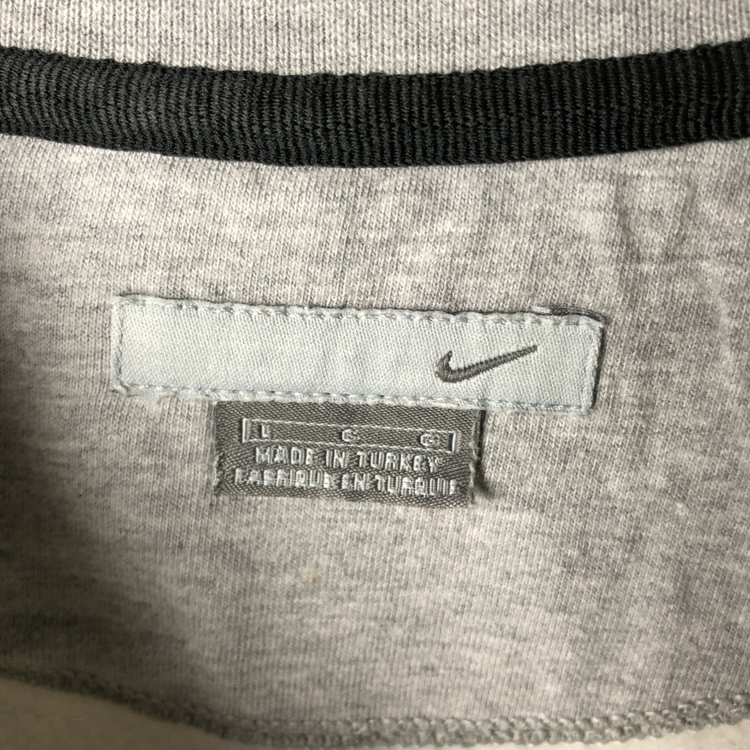 00'S Nike One Point Logo Sweatshirt Trainer Men's L size cotton gray type Vintage Second Hand