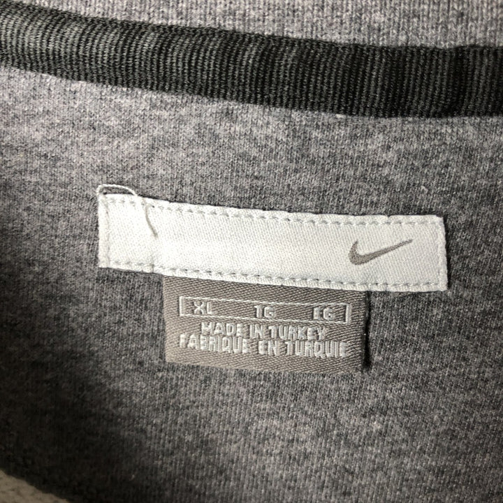 00'S Nike One Point Logo Sweatshirt Trainer Men's XL cotton Charcoal Vintage Second Hand