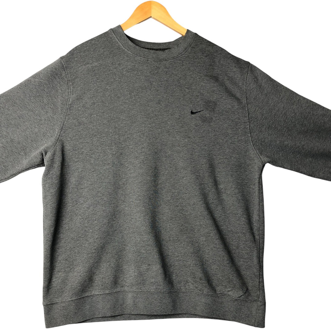 00'S Nike One Point Logo Sweatshirt Trainer Men's XL cotton gray type Vintage Second Hand