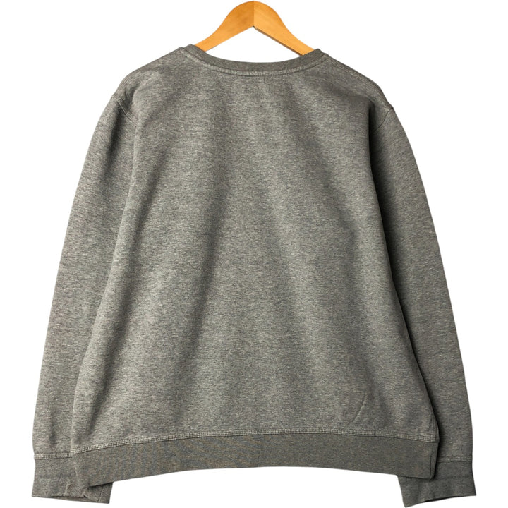 Nike Center Logo One-Point Logo Sweatshirt, Men's Size L cotton gray type Vintage Second Hand
