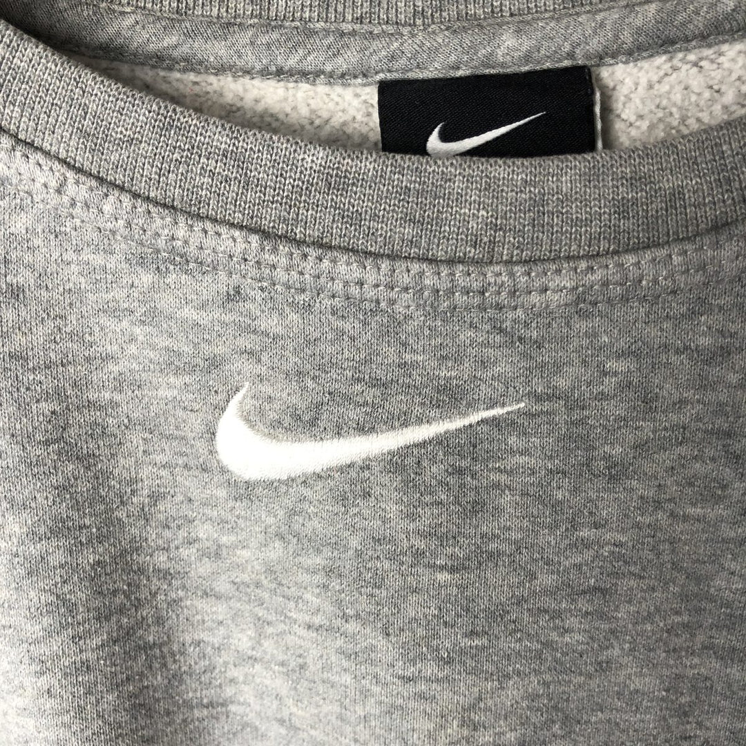 Nike Center Logo One-Point Logo Sweatshirt, Men's Size L cotton gray type Vintage Second Hand