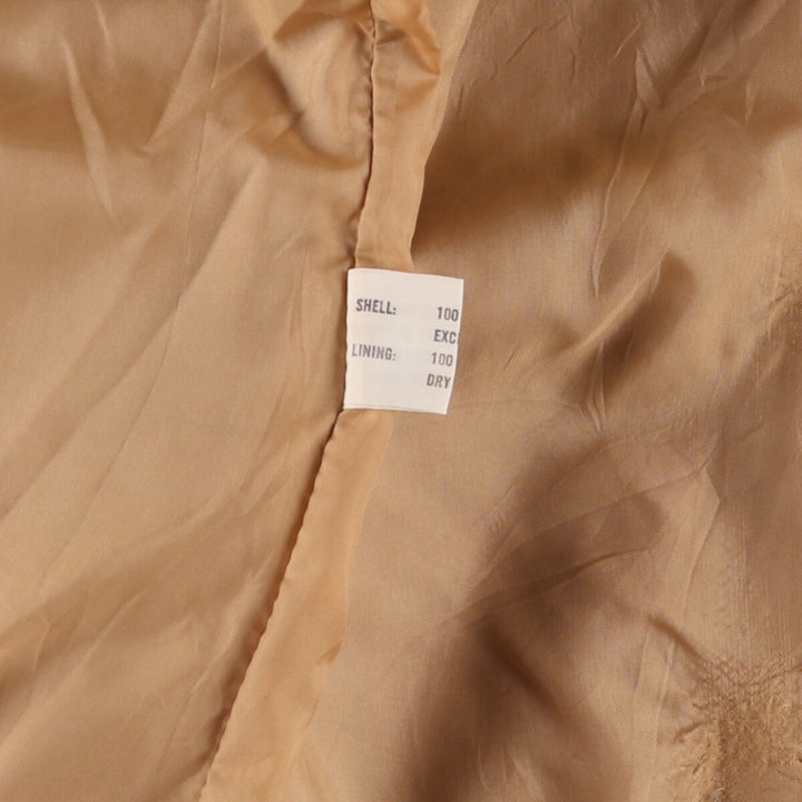 1970'S Jean Pierre swing-top leather blouson jacket, women's size L, vintage genuine leather red type reddish brown Vintage Second Hand