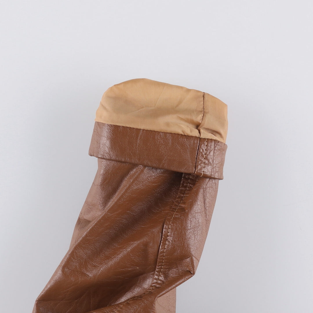 1970'S Jean Pierre swing-top leather blouson jacket, women's size L, vintage genuine leather red type reddish brown Vintage Second Hand