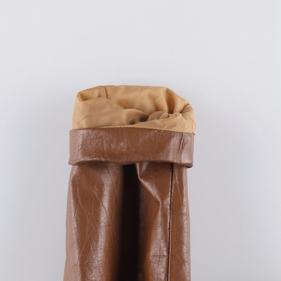 1970'S Jean Pierre swing-top leather blouson jacket, women's size L, vintage genuine leather red type reddish brown Vintage Second Hand