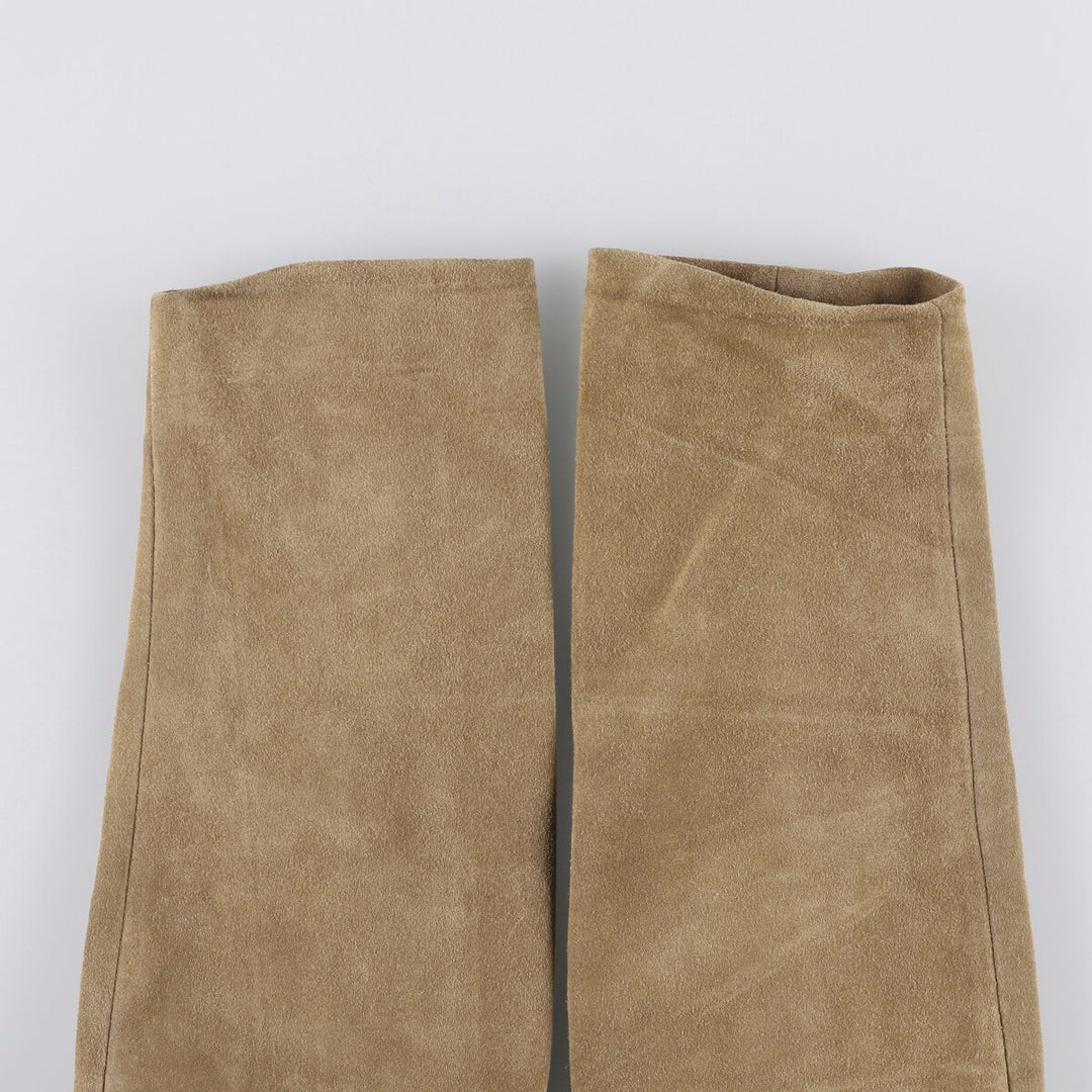 2000'S Banana Republic suede leather jacket, women's size M Genuine suede leather Beige type Vintage Second Hand