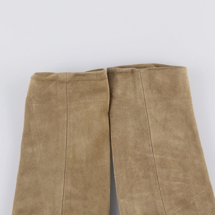 2000'S Banana Republic suede leather jacket, women's size M Genuine suede leather Beige type Vintage Second Hand