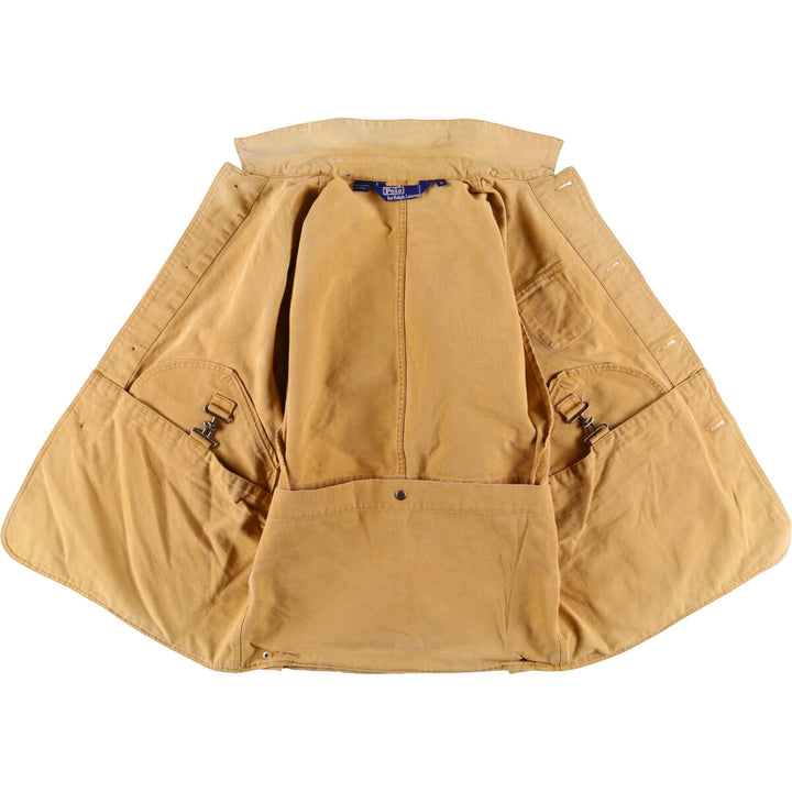 Ralph Lauren POLO by Ralph Lauren hunting jacket, men's size L cotton ocher yellow type Vintage Second Hand