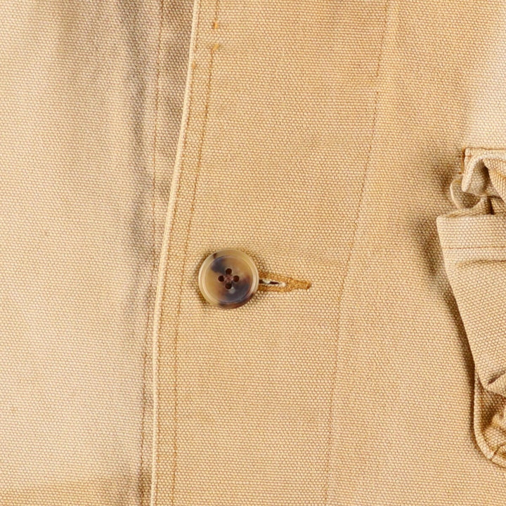 Ralph Lauren POLO by Ralph Lauren hunting jacket, men's size L cotton ocher yellow type Vintage Second Hand