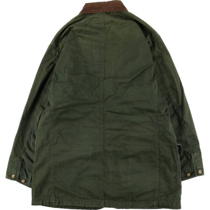Ralph Lauren POLO by Ralph Lauren hunting jacket, men's size L cotton Green type dark green Vintage Second Hand
