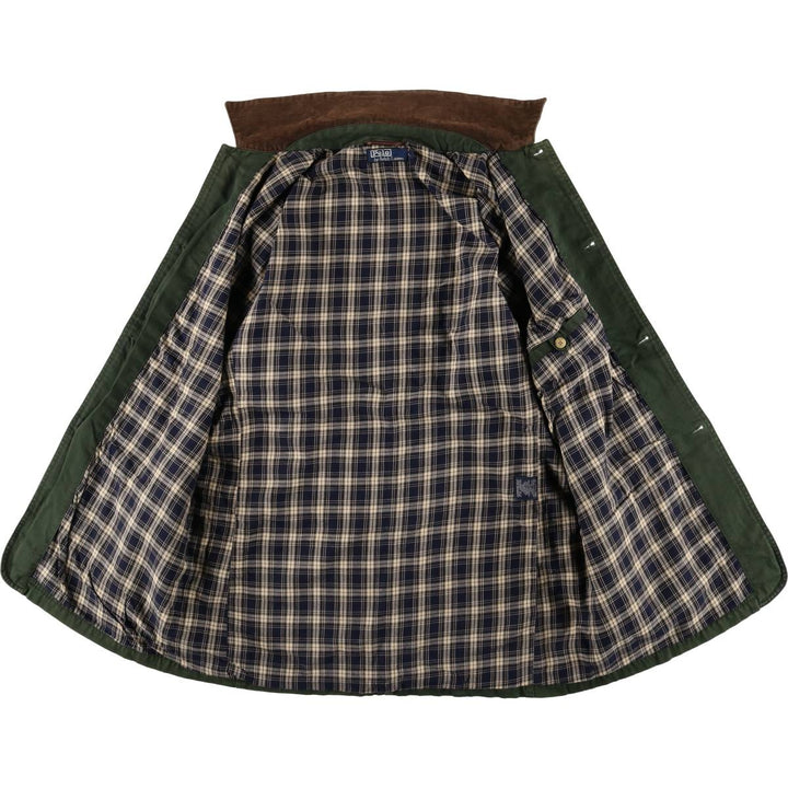 Ralph Lauren POLO by Ralph Lauren hunting jacket, men's size L cotton Green type dark green Vintage Second Hand