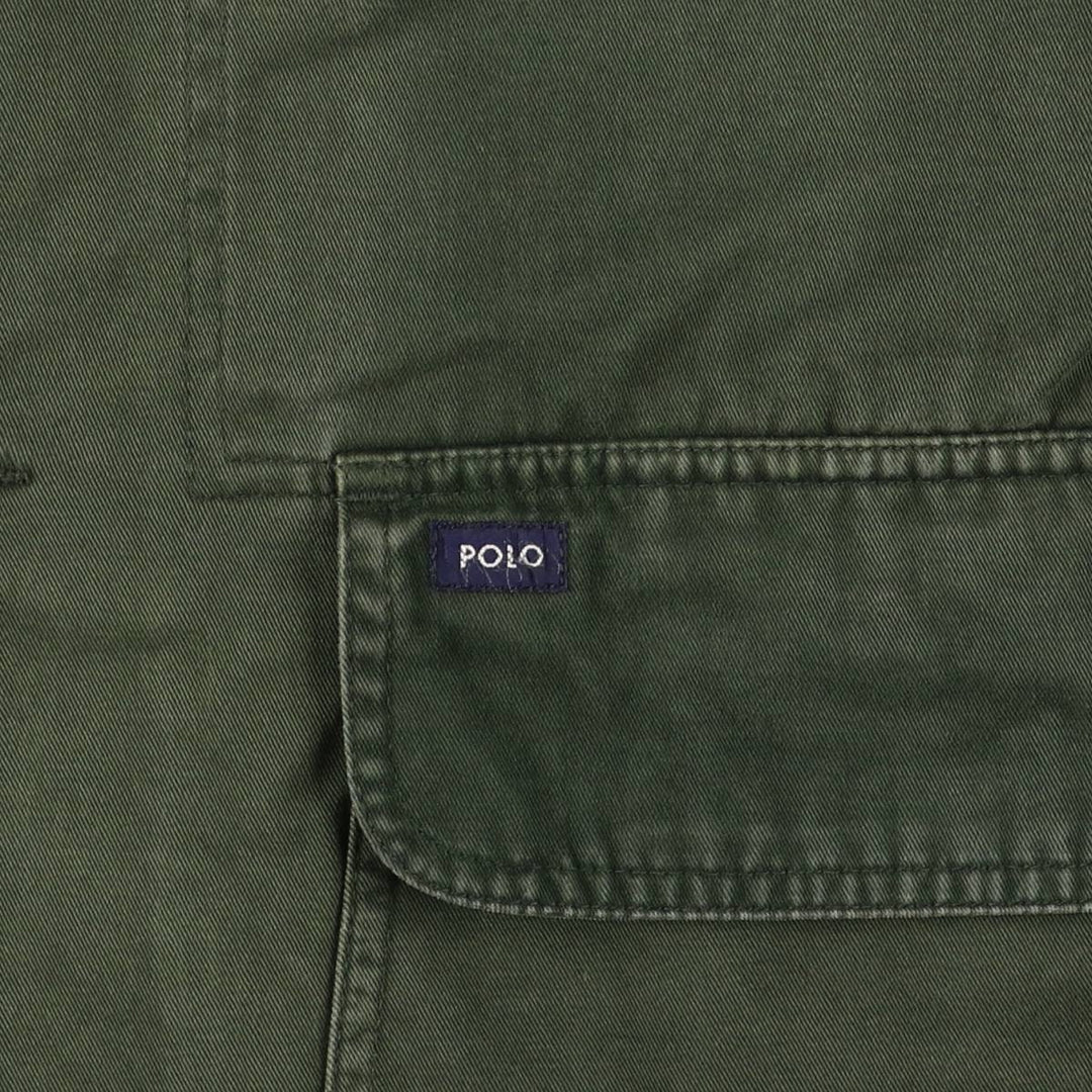 Ralph Lauren POLO by Ralph Lauren hunting jacket, men's size L cotton Green type dark green Vintage Second Hand