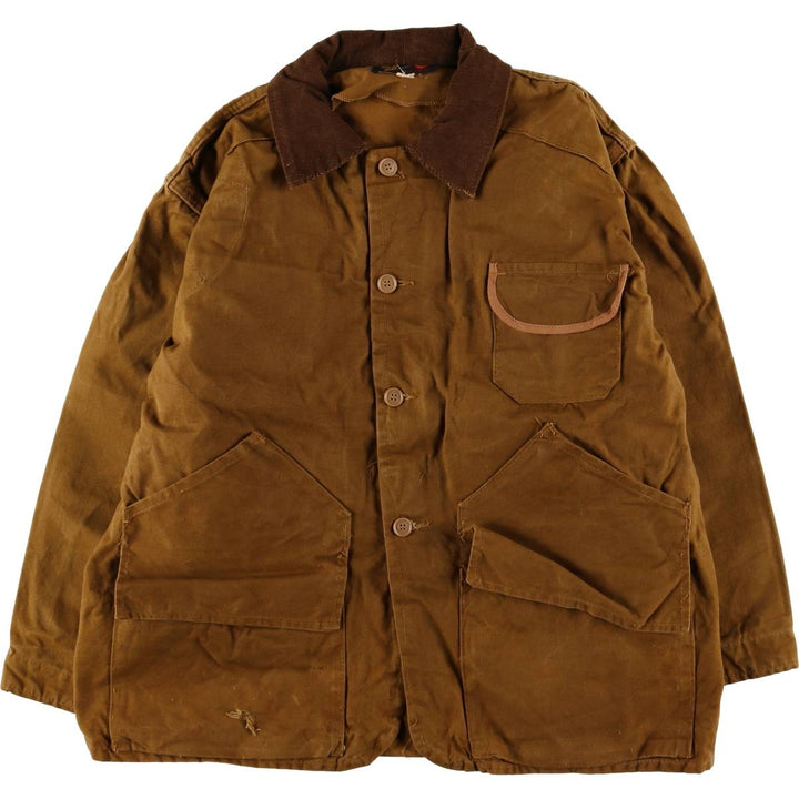 Vintage 1950s-1960'S Bullseye Bill Duck Hunting Jacket, Men's Size L unclear brown type Vintage Second Hand