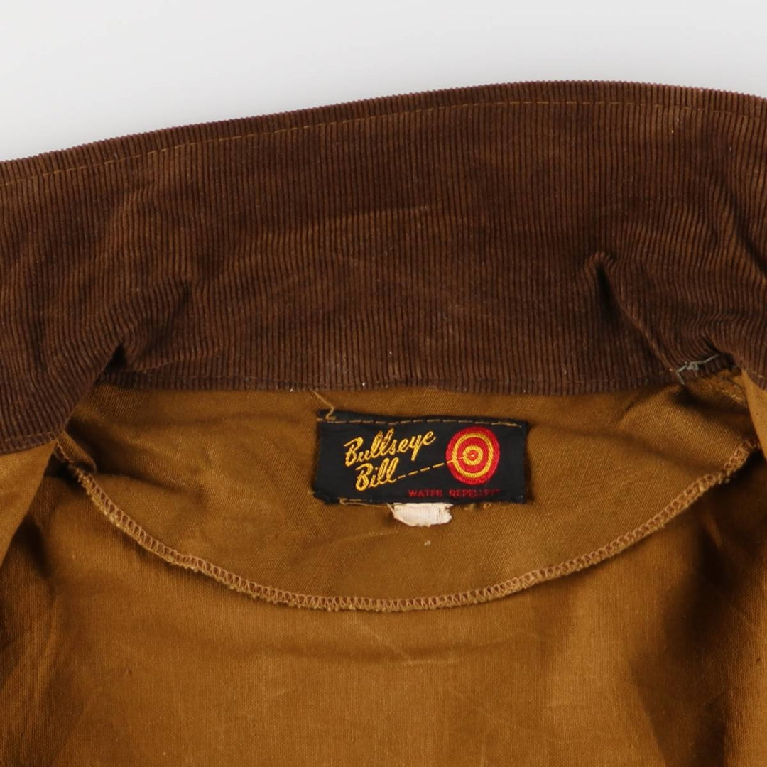 Vintage 1950s-1960'S Bullseye Bill Duck Hunting Jacket, Men's Size L unclear brown type Vintage Second Hand