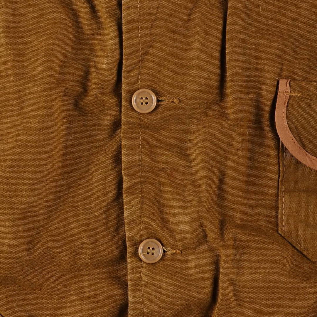 Vintage 1950s-1960'S Bullseye Bill Duck Hunting Jacket, Men's Size L unclear brown type Vintage Second Hand