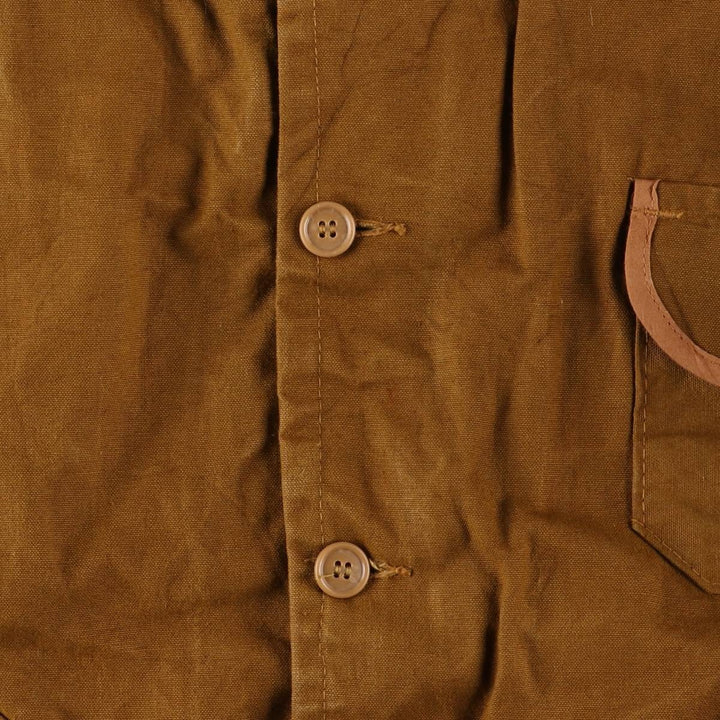 Vintage 1950s-1960'S Bullseye Bill Duck Hunting Jacket, Men's Size L unclear brown type Vintage Second Hand
