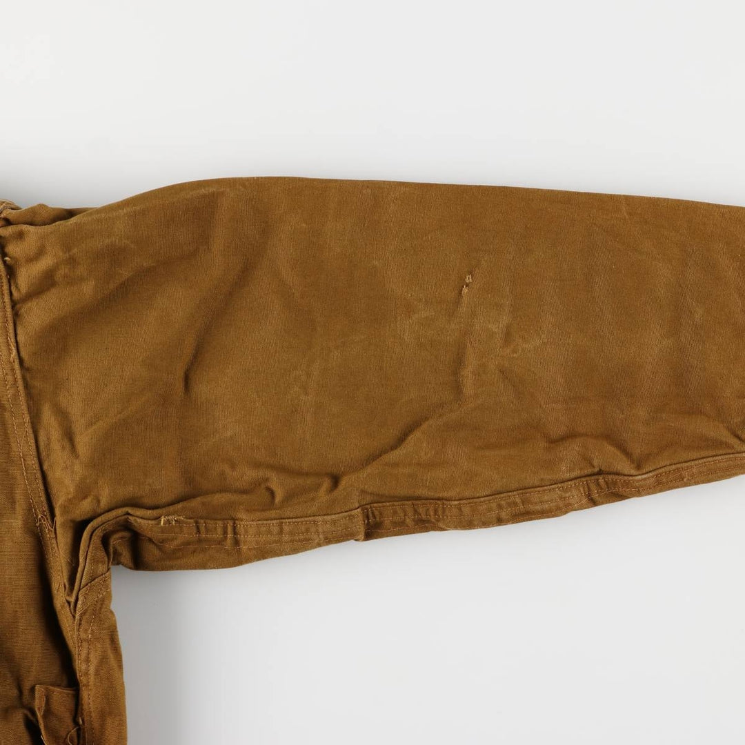 Vintage 1950s-1960'S Bullseye Bill Duck Hunting Jacket, Men's Size L unclear brown type Vintage Second Hand