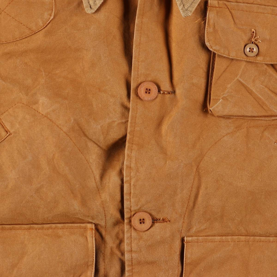 Vintage 1970'S Red Head Bone-Dry Shooting Jacket, Made in USA, Men's Size L cotton Beige type Vintage Second Hand