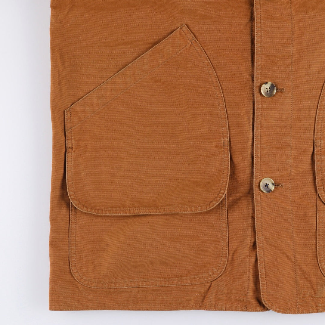 Vintage 80s-90'S Land's End hunting jacket, men's size L cotton brown type Vintage Second Hand