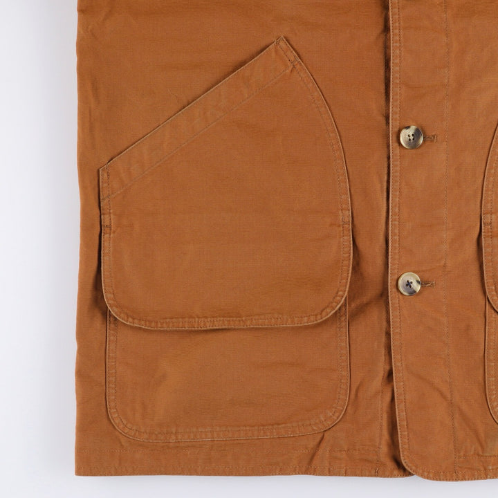 Vintage 80s-90'S Land's End hunting jacket, men's size L cotton brown type Vintage Second Hand