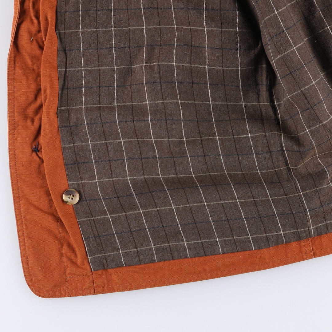 Vintage 80s-90'S Land's End hunting jacket, men's size L cotton brown type Vintage Second Hand