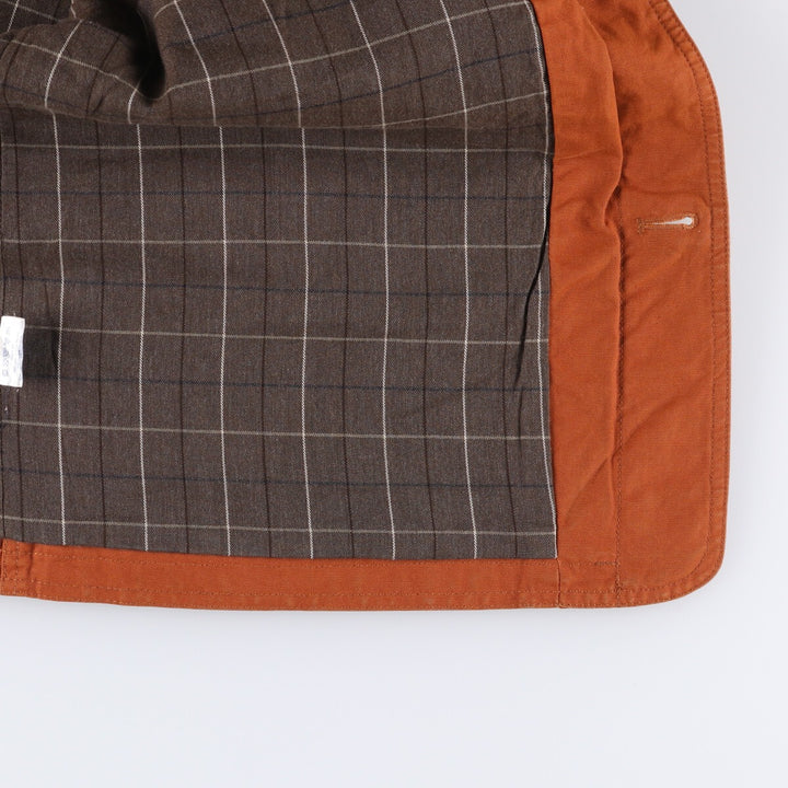 Vintage 80s-90'S Land's End hunting jacket, men's size L cotton brown type Vintage Second Hand