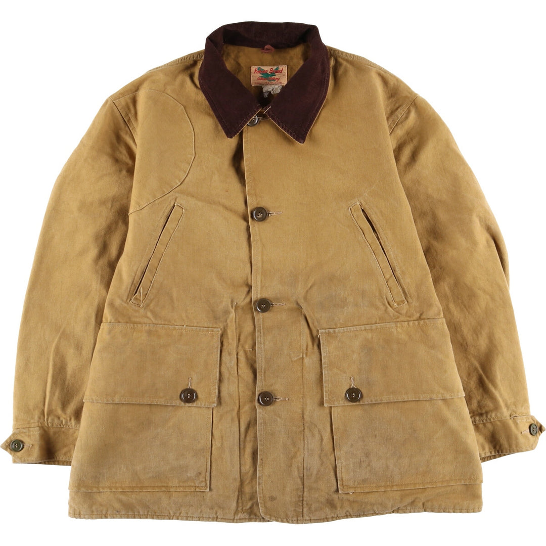 Falcon Brand Hunting Jacket, Made in Canada, Men's Size L unclear ocher yellow type Vintage Second Hand