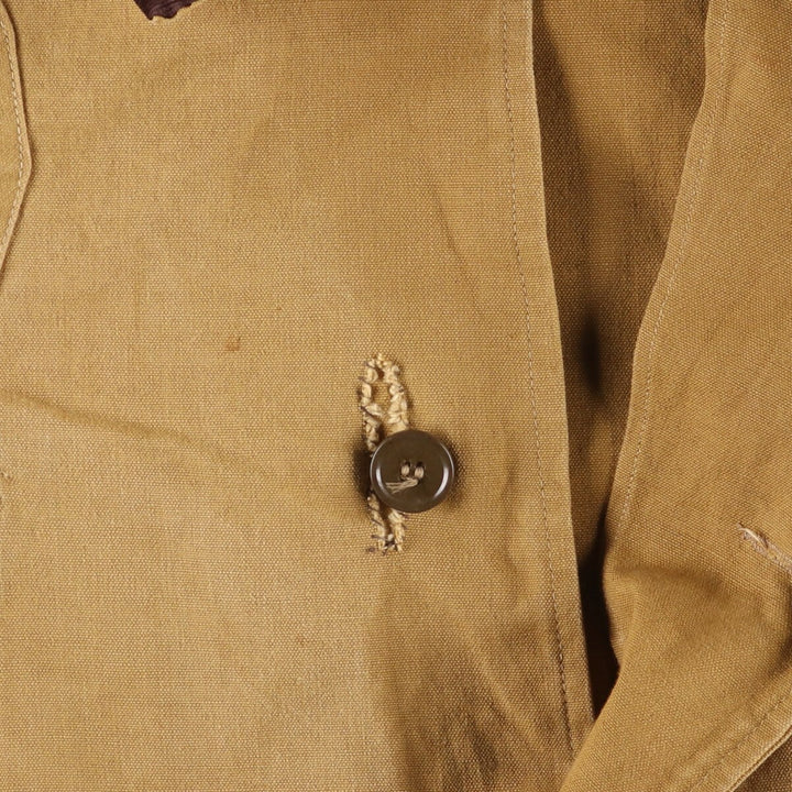 Falcon Brand Hunting Jacket, Made in Canada, Men's Size L unclear ocher yellow type Vintage Second Hand