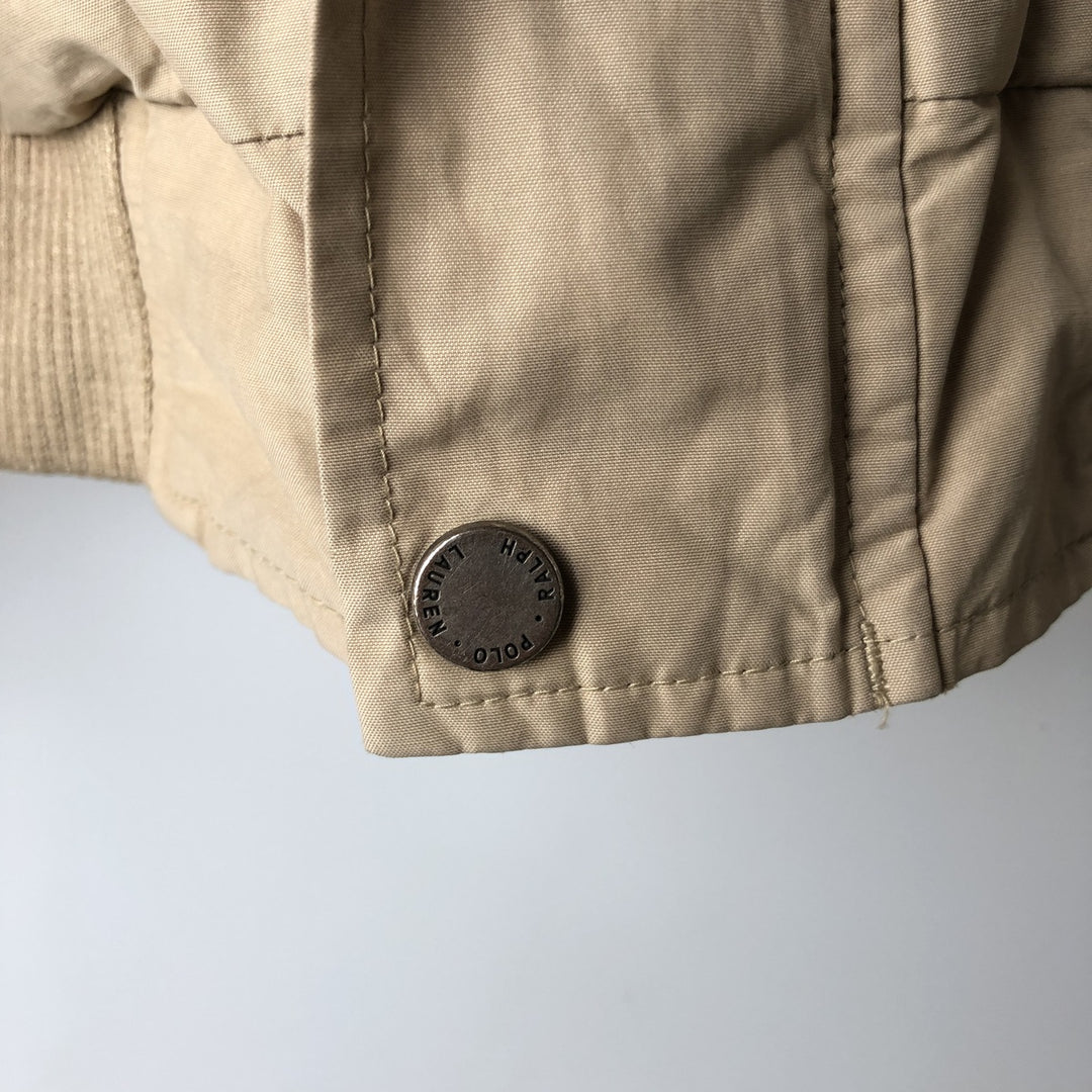 Ralph Lauren POLO by Ralph Lauren padded jacket puffer jacket men's XL size cotton Beige type Vintage Second Hand