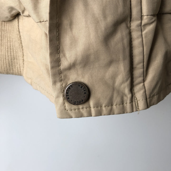 Ralph Lauren POLO by Ralph Lauren padded jacket puffer jacket men's XL size cotton Beige type Vintage Second Hand