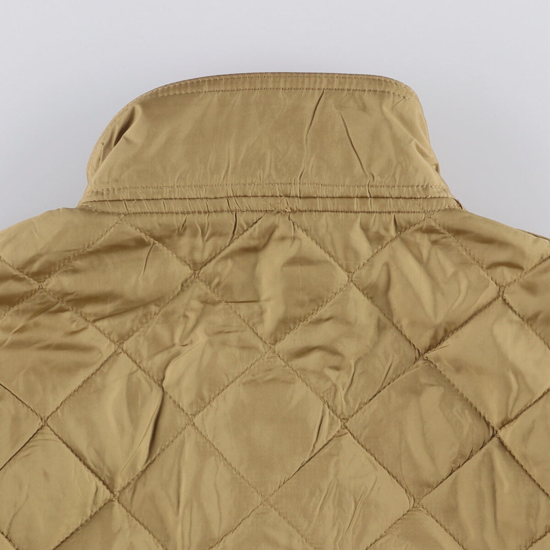 Ralph Lauren POLO by Ralph Lauren Quilted Puffer Jacket, Men's Size Medium polyester Beige type Vintage Second Hand