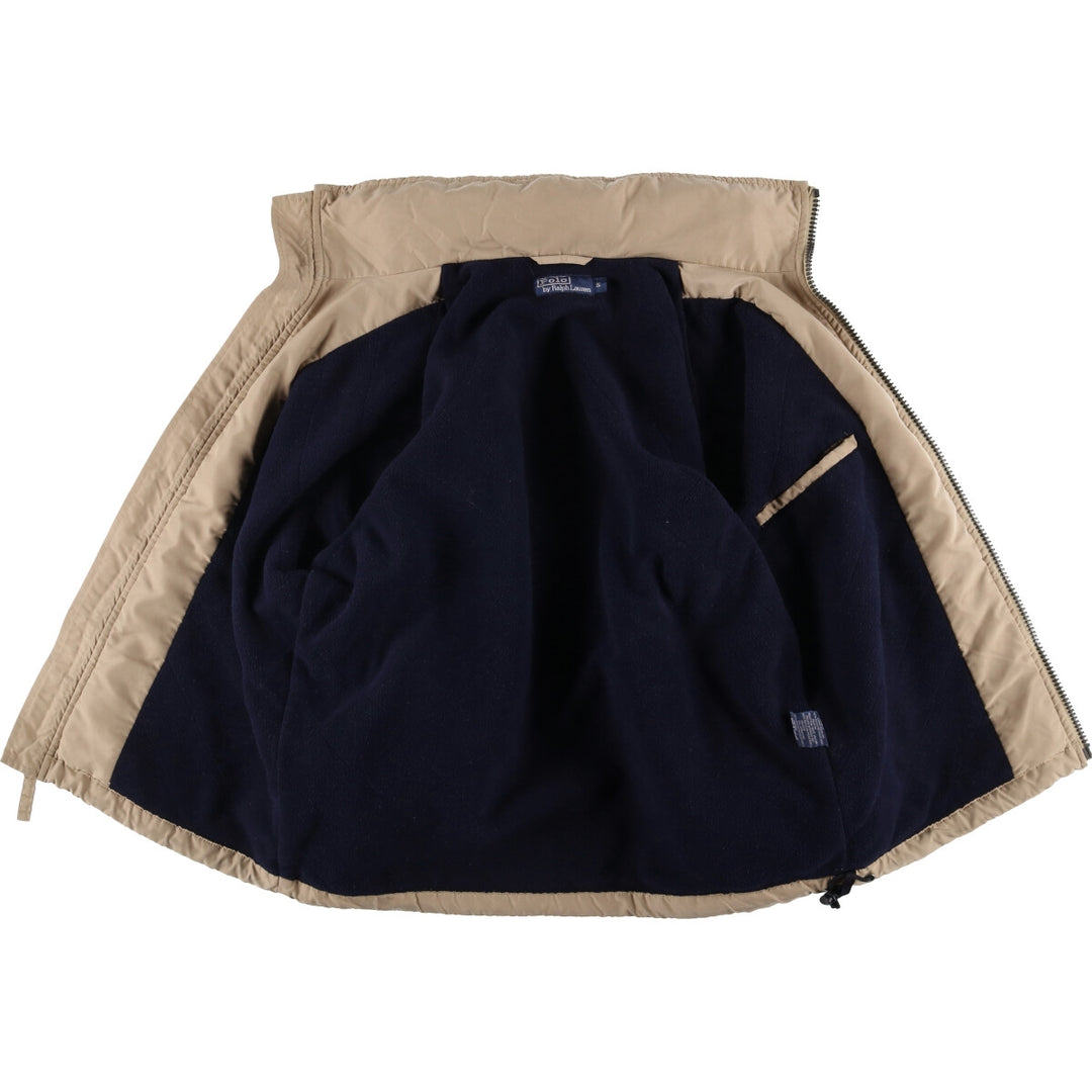 Ralph Lauren POLO by Ralph Lauren padded puffer jacket, men's size S Dacron Polyester Beige type Vintage Second Hand