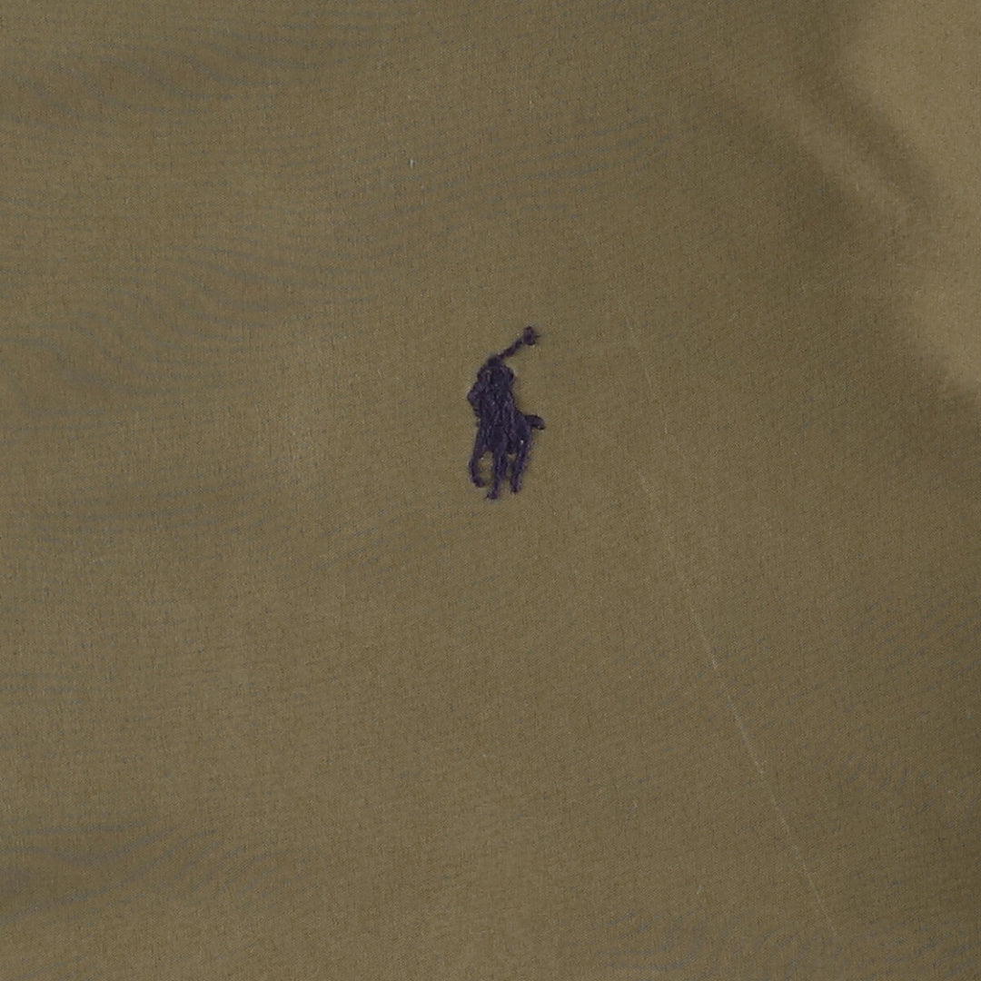 Ralph Lauren POLO by Ralph Lauren padded puffer jacket, men's size L polyester Khaki type Vintage Second Hand