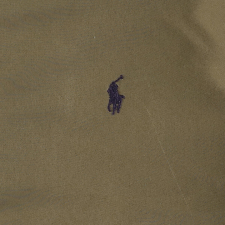 Ralph Lauren POLO by Ralph Lauren padded puffer jacket, men's size L polyester Khaki type Vintage Second Hand