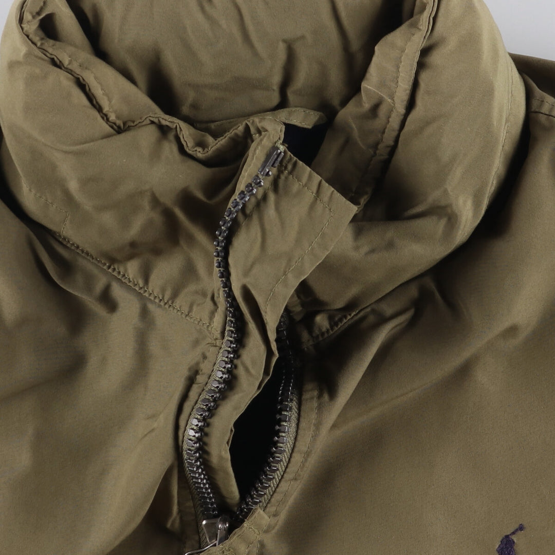 Ralph Lauren POLO by Ralph Lauren padded puffer jacket, men's size L polyester Khaki type Vintage Second Hand