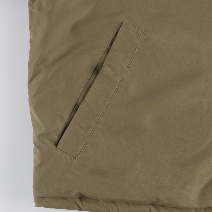 Ralph Lauren POLO by Ralph Lauren padded puffer jacket, men's size L polyester Khaki type Vintage Second Hand