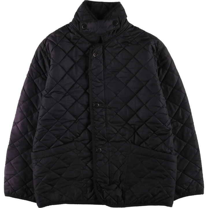 2000s~ Barbour 3 Warrant Quilted Jacket, Made in England, Men's Size L cotton black type Vintage Second Hand