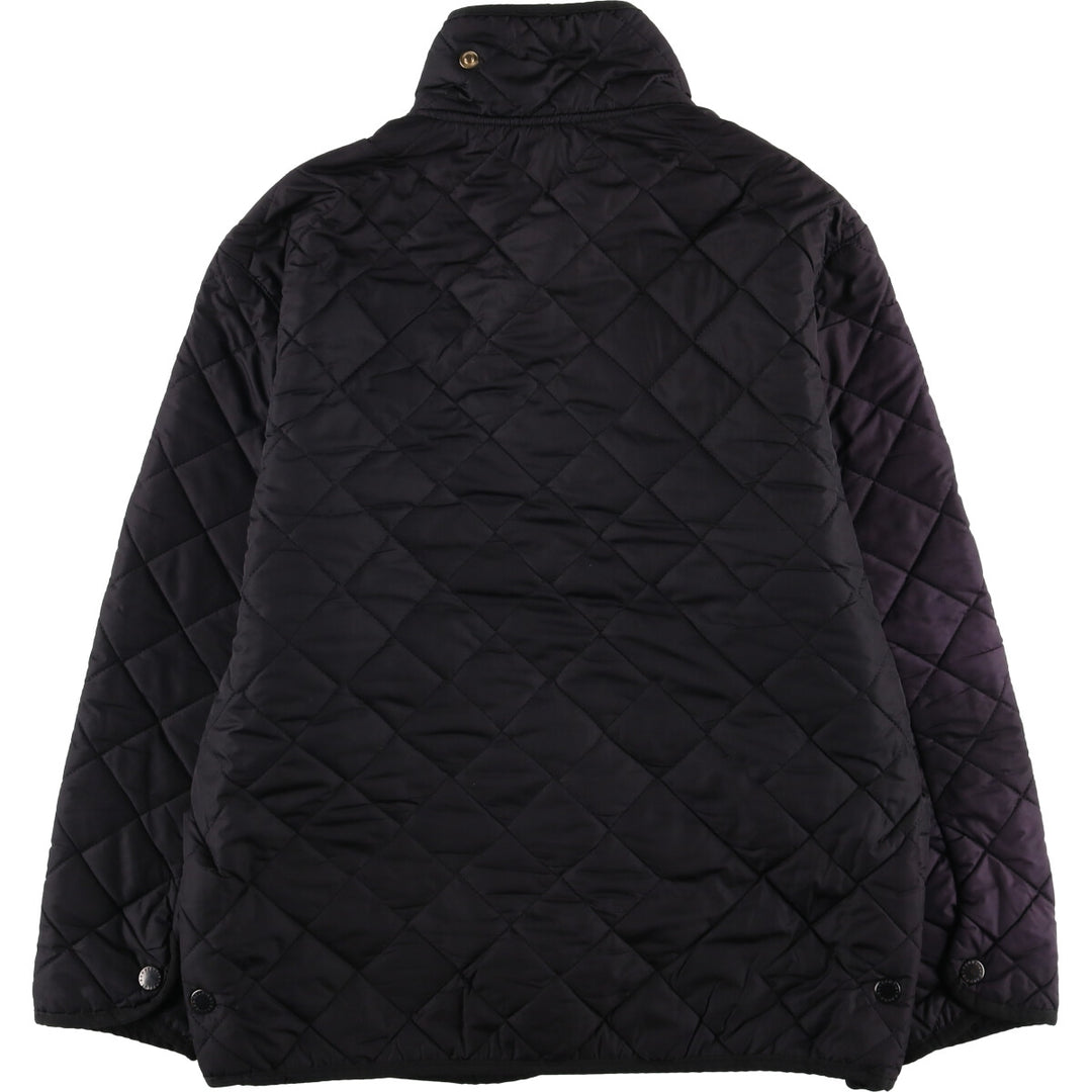 2000s~ Barbour 3 Warrant Quilted Jacket, Made in England, Men's Size L cotton black type Vintage Second Hand