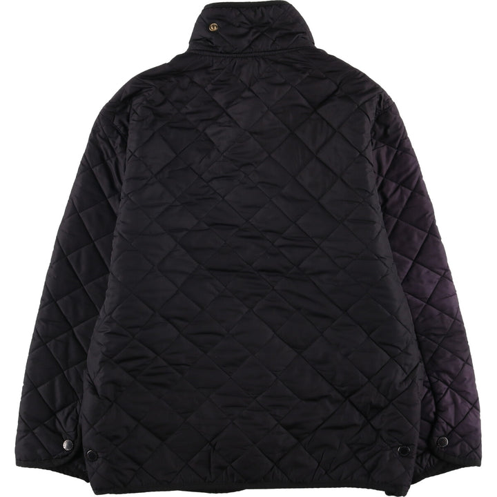 2000s~ Barbour 3 Warrant Quilted Jacket, Made in England, Men's Size L cotton black type Vintage Second Hand