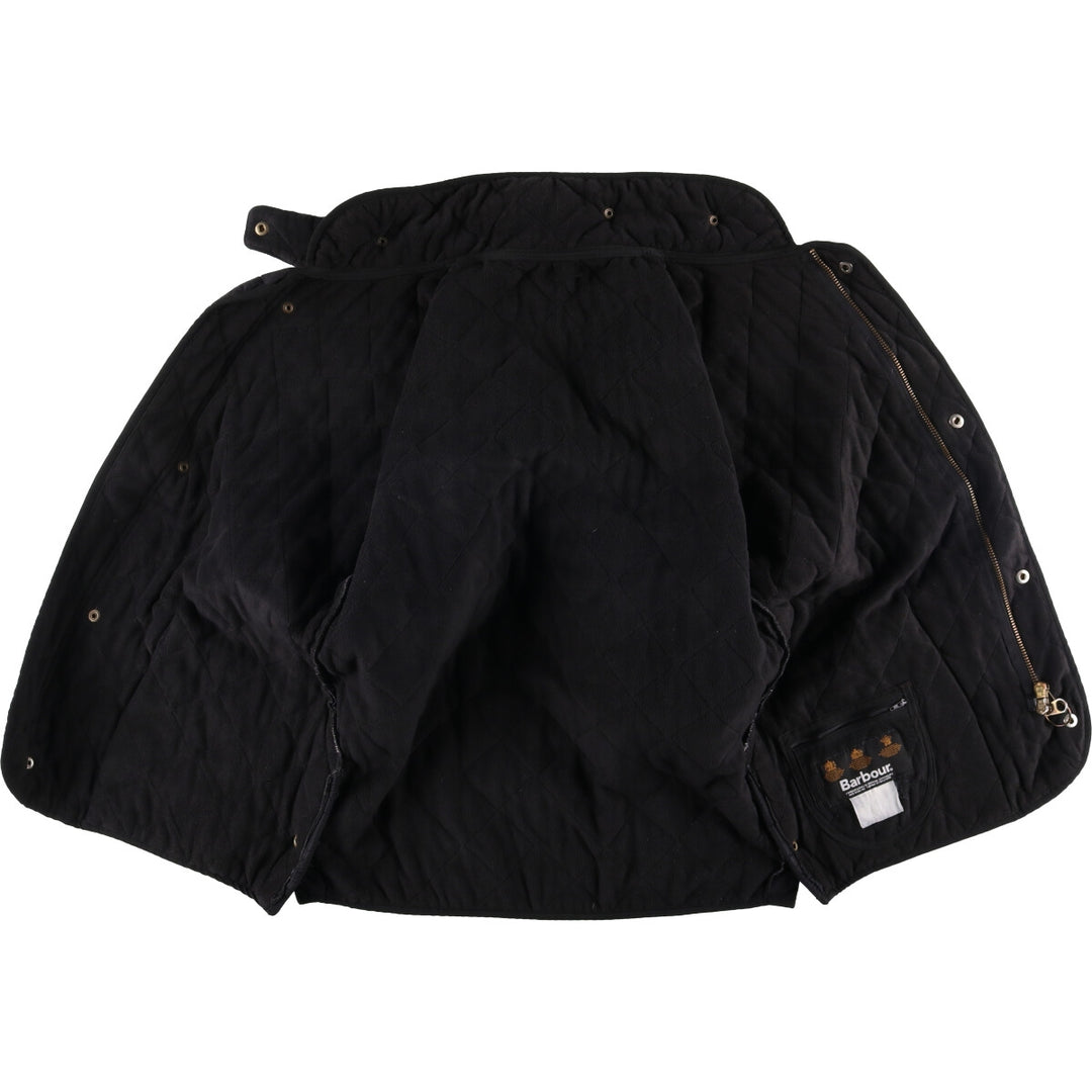 2000s~ Barbour 3 Warrant Quilted Jacket, Made in England, Men's Size L cotton black type Vintage Second Hand