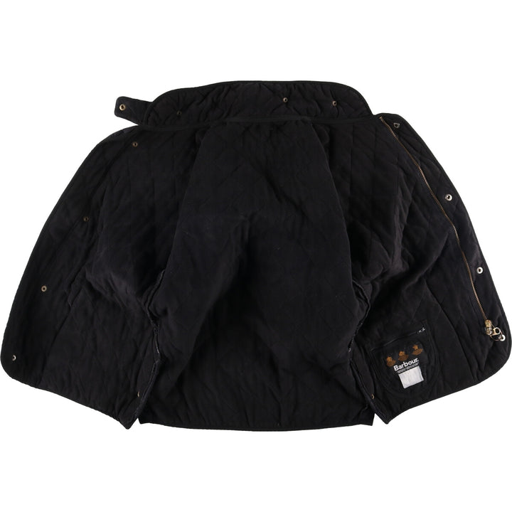 2000s~ Barbour 3 Warrant Quilted Jacket, Made in England, Men's Size L cotton black type Vintage Second Hand
