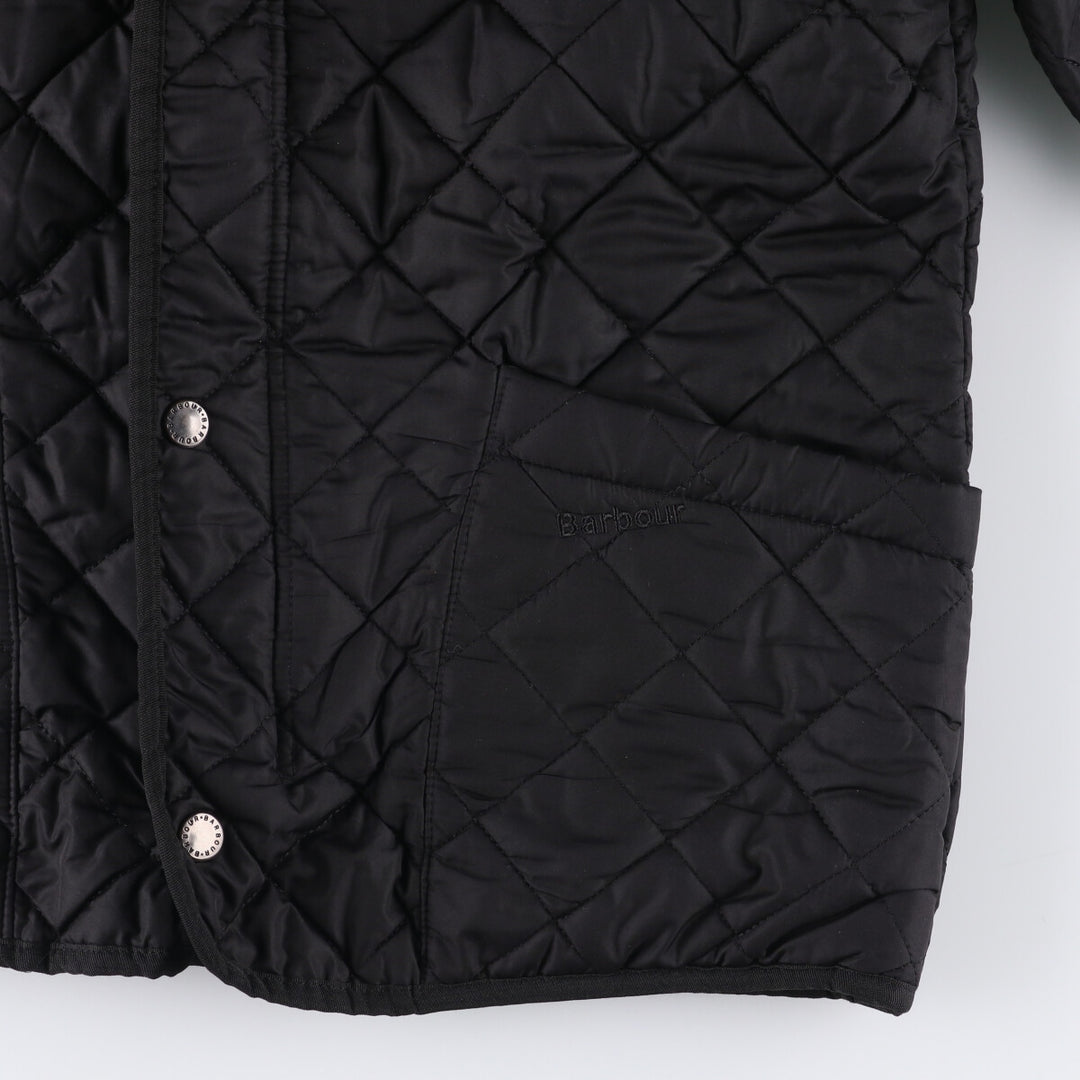 2000s~ Barbour 3 Warrant Quilted Jacket, Made in England, Men's Size L cotton black type Vintage Second Hand