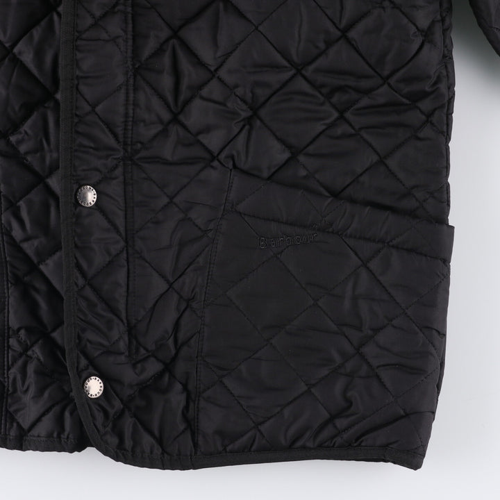 2000s~ Barbour 3 Warrant Quilted Jacket, Made in England, Men's Size L cotton black type Vintage Second Hand