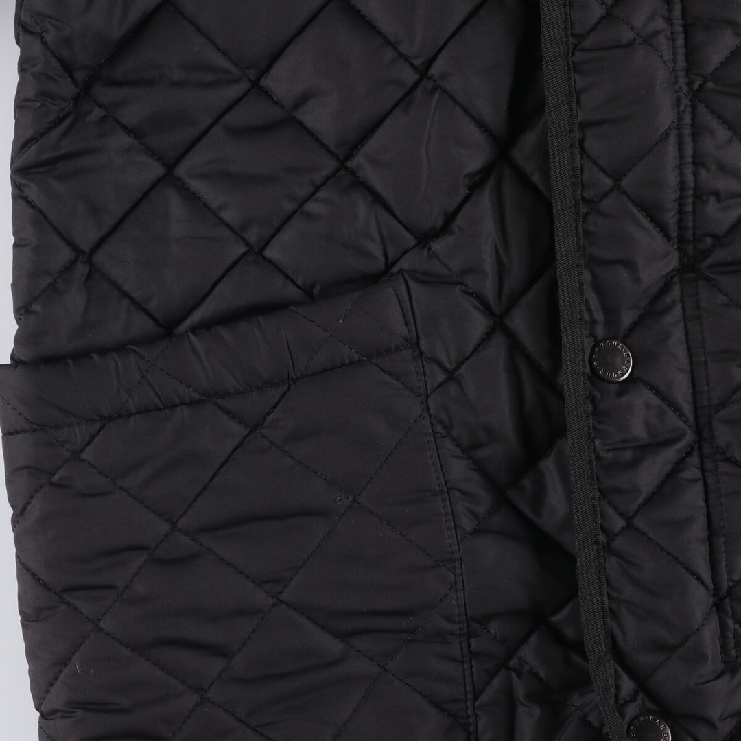 2000s~ Barbour 3 Warrant Quilted Jacket, Made in England, Men's Size L cotton black type Vintage Second Hand